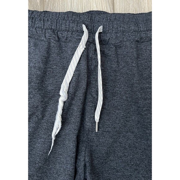 Vuori Men’s Sz L PONTO PERFORMANCE PANTS Drawstring Joggers Heathered Charcoal - Picture 4 of 8